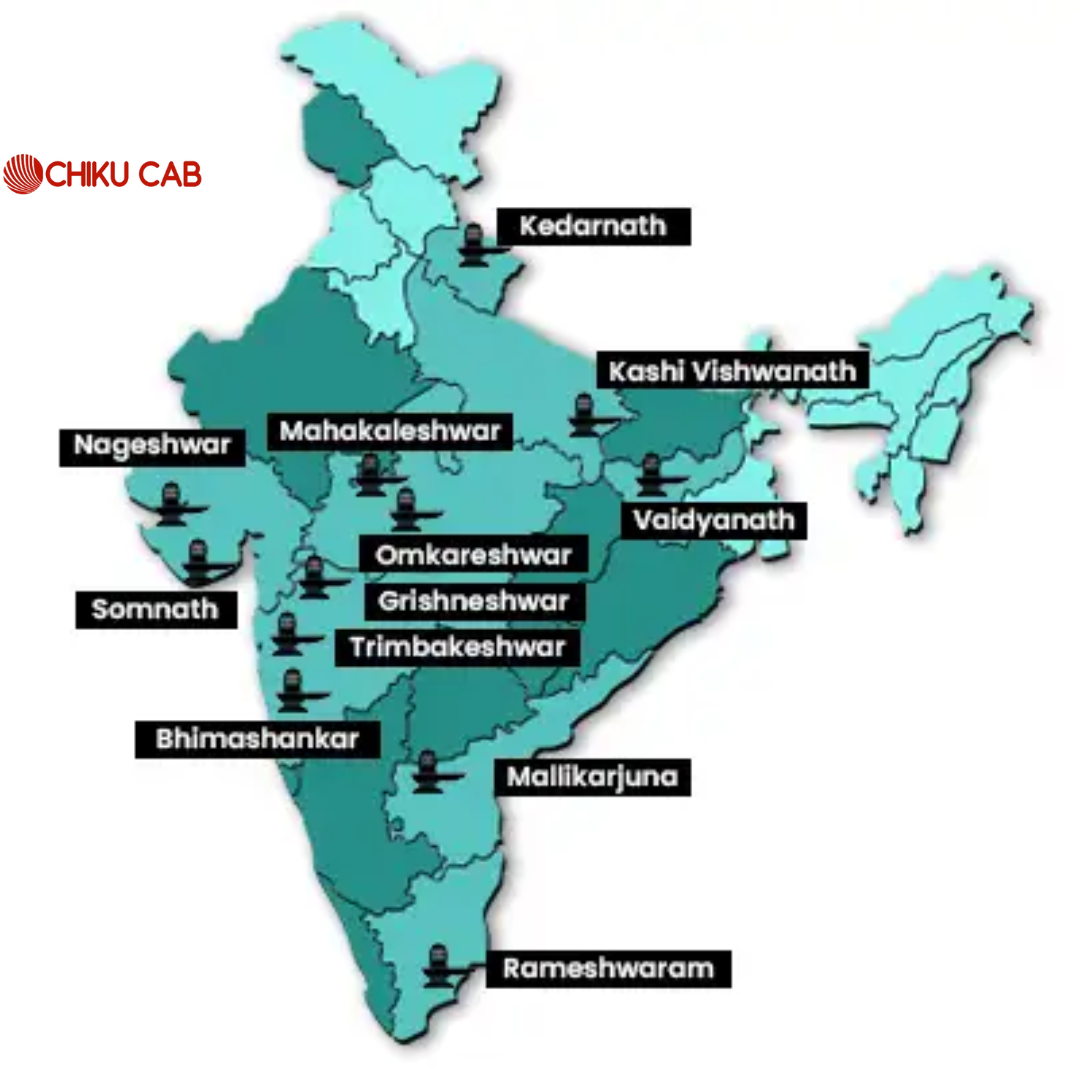 12 Jyotirlingas in India Map.png